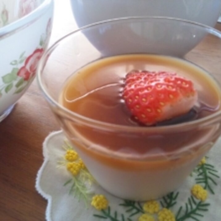ほっこり和スイーツ★ほうじ茶プリン
